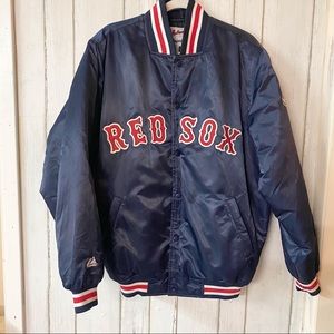 Boston Red Sox Sports Jacket Majestic Authentic Baseball Coat MLB Size M
